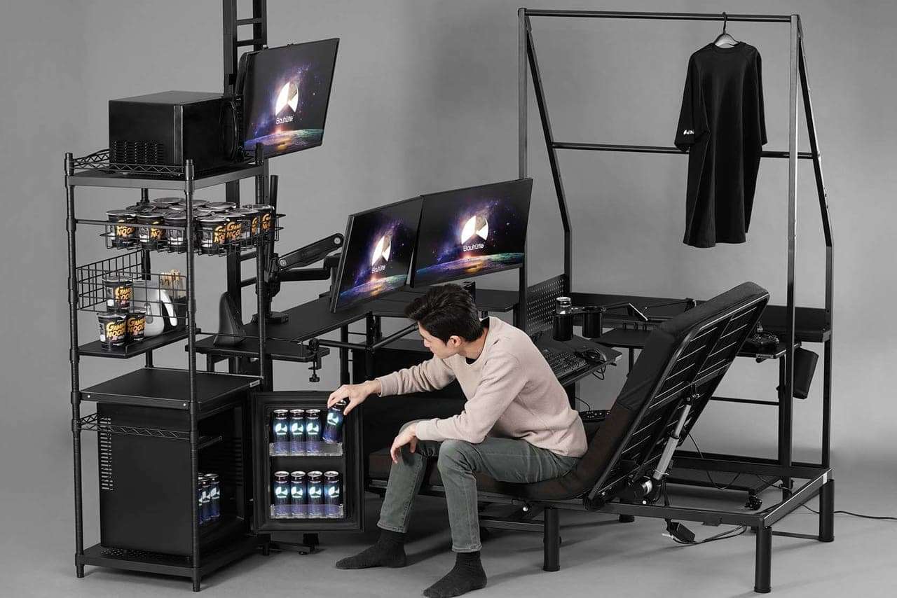 寝ながらゲームができる「電動ゲーミングベッド」が発売開始。リモコン操作から電動モーターで快適リクライニング、参考価格は5万7000円