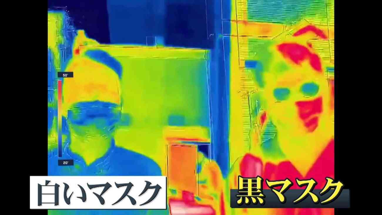 マスクの色で「熱こもり」に違いはある？白と黒のマスクで検証