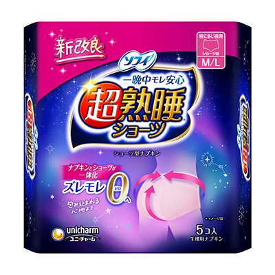 ショーツ型ナプキンを使っている人