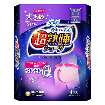 ショーツ型ナプキンを使っている人
