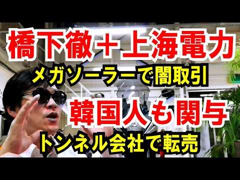 【橋下徹】上海電力と闇取引！韓国人も転売に関与（大阪市咲州メガソーラー） - YouTube