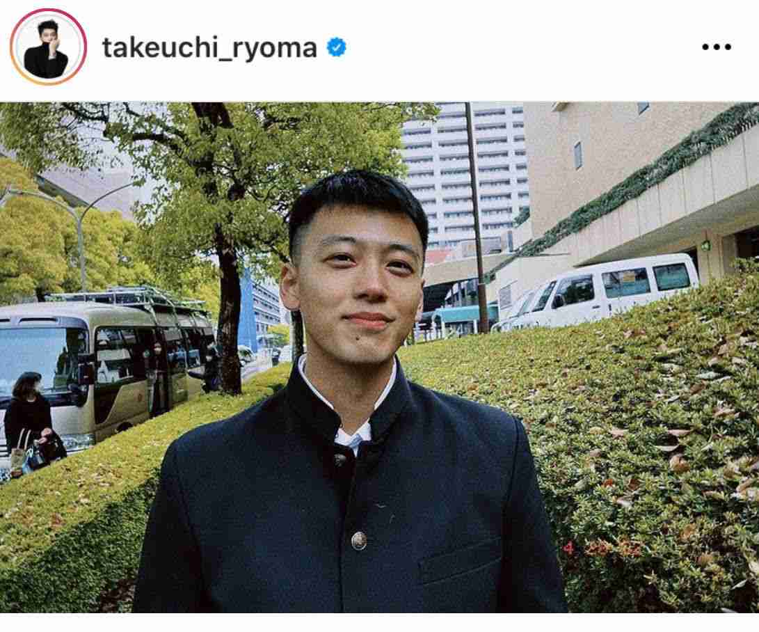 竹内涼真　29歳バースデーに前髪そろえた短髪＆学ラン姿披露し抱負「自分にしか出来ない表現を追求」