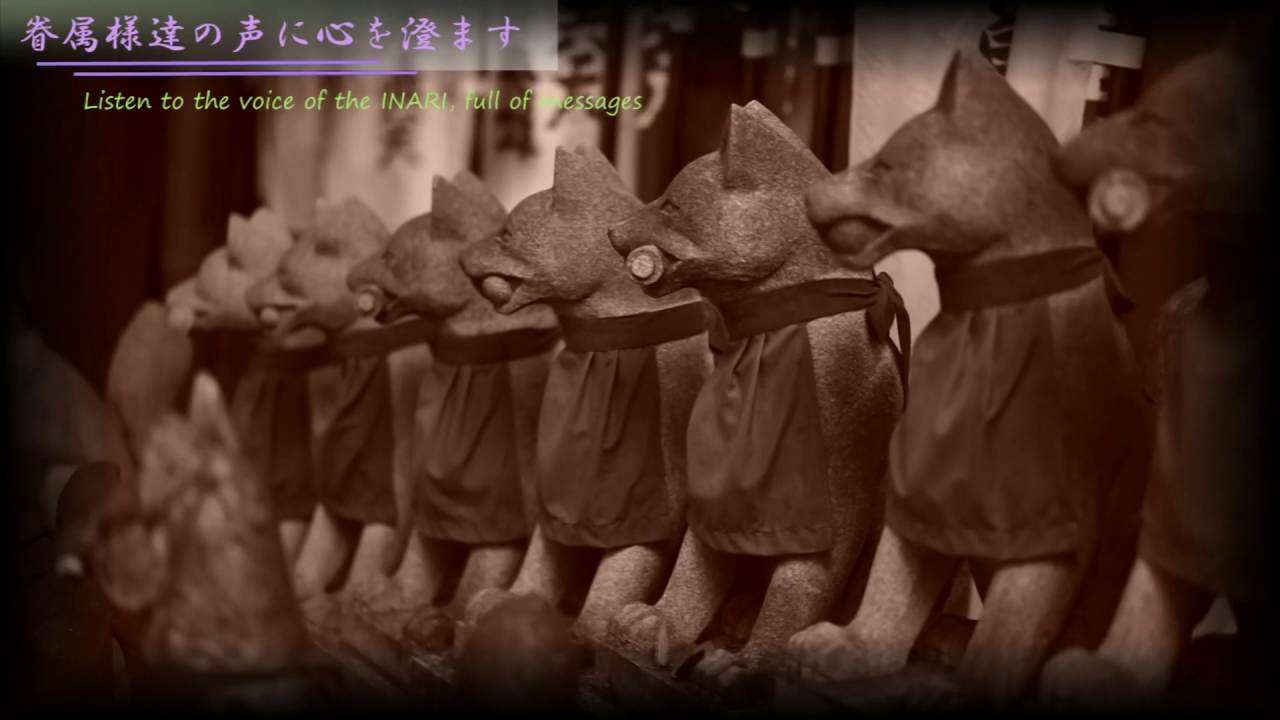 豊川稲荷神社　メギツネ 　 Megitsune  inari spirits - YouTube