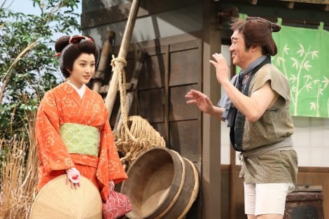 ドリフのコントに“大挑戦”第2弾放送へ 井上咲楽&山之内すず&百田夏菜子が体張って“水落ち”コント