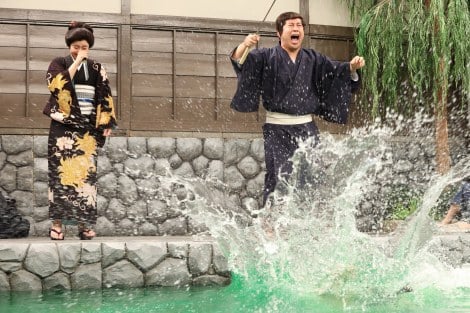 ドリフのコントに“大挑戦”第2弾放送へ 井上咲楽&山之内すず&百田夏菜子が体張って“水落ち”コント