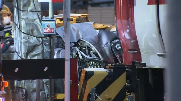 【速報】踏切で電車と乗用車が衝突　名鉄線 一部で運転見合わせ