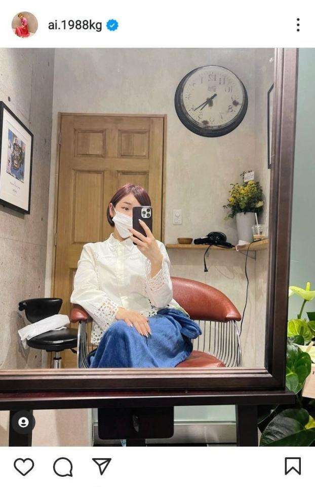 加護亜依　ピンク系髪にイメチェン「めちゃ似合う」「真似したい」　2児のママ