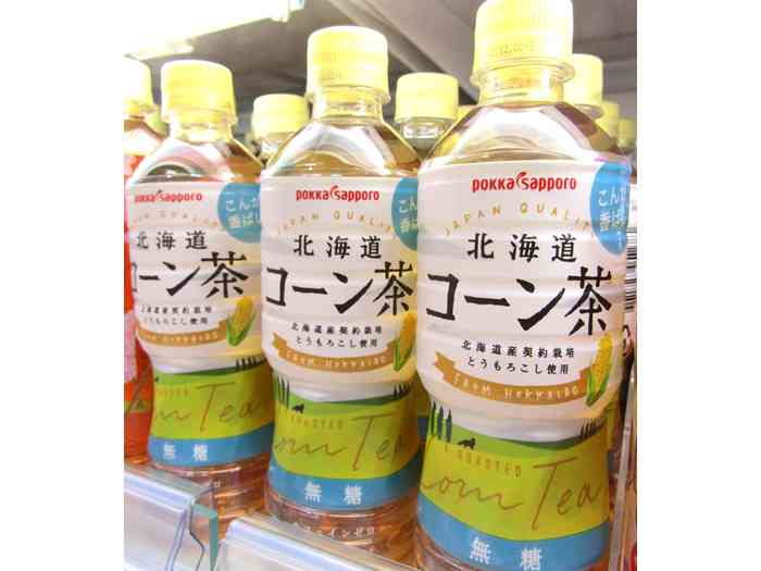 ほのかに甘い無糖茶飲料が人気 ポッカサッポロ「北海道コーン茶」「かごしま知覧紅茶無糖」