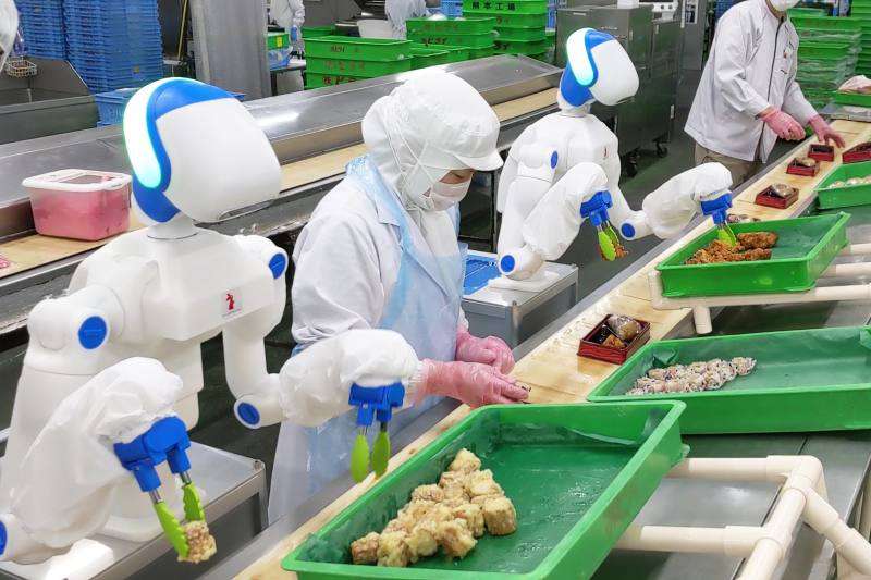 これぞ協働！ 人型ロボットが食品工場で盛り付け作業、弁当・レトルト惣菜を製造 ｜ ガジェット通信 GetNews