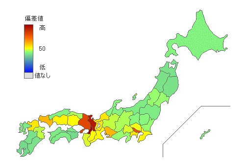 都道府県別在日韓国・朝鮮人 - とどラン