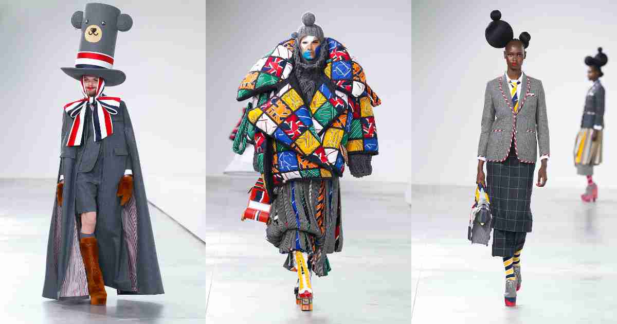 「トム ブラウン」がニューヨークでファッションショー　テディベアが見つめる多様性を表現 - WWDJAPAN
