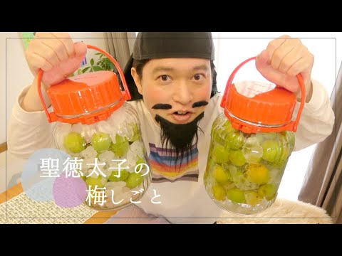 VLOG｜梅しごと｜OL聖徳太子｜梅酒｜梅シロップ｜冠位高い系 - YouTube