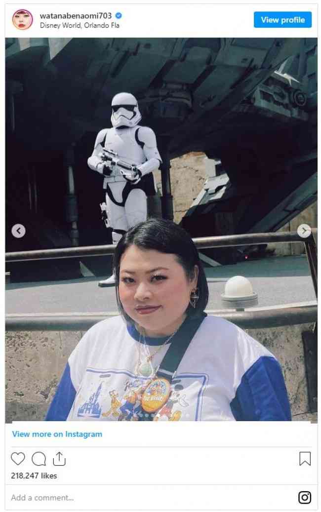 渡辺直美、米ディズニーで