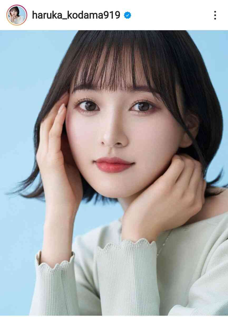 元HKT48・兒玉遥の“女子アナ風”最新宣材写真が「ビジュアル神」「透明感すごい」