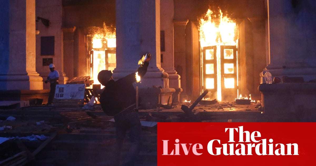 Ukraine: Dozens killed in building fire in Odessa, ministry says | World news | The Guardian