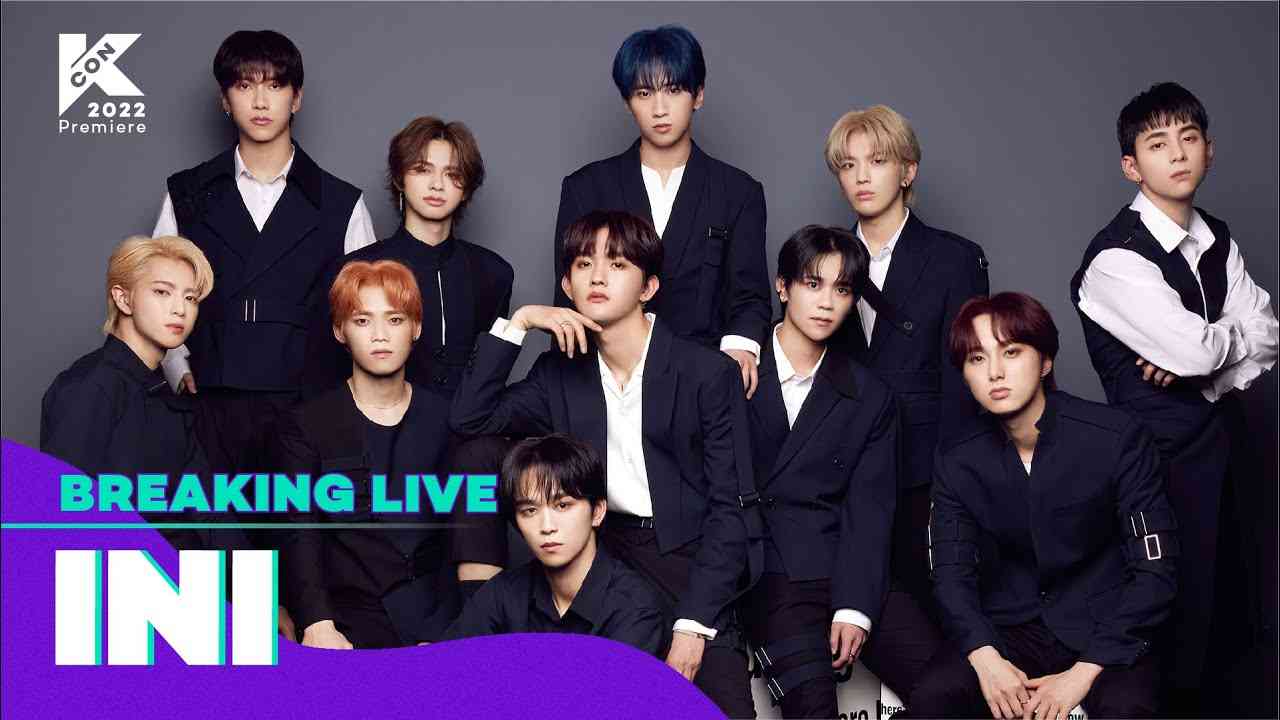 INI (아이엔아이)｜BREAKING LIVE｜KCON 2022 Premiere - YouTube