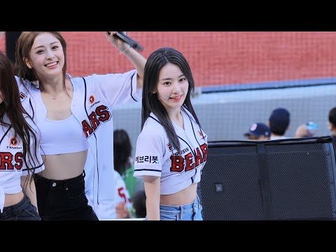 220507 르세라핌 사쿠라 'FEARLESS' 직캠 LE SSERAFIM Miyawaki Sakura 4k Fancam @두산베어스 응원단상 공연 - YouTube