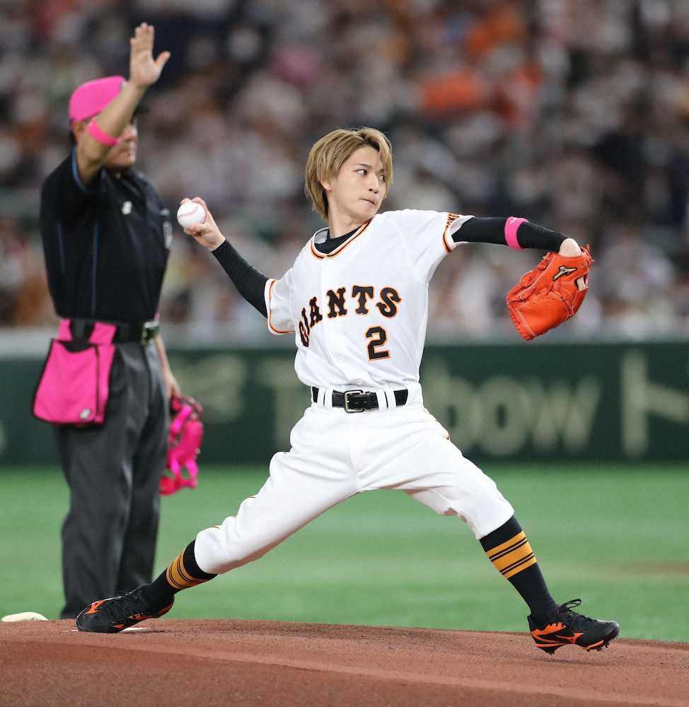 元キンプリ・岩橋玄樹　東京Dで始球式に感激「マウンドから見る光景は非常に特別」― スポニチ Sponichi Annex 芸能