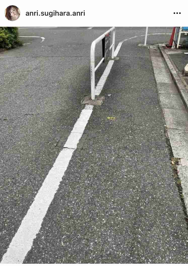 杉原杏璃、乗っていた車のバンパーがへこみ同情の声「どんまい」「これは、分からないですね」