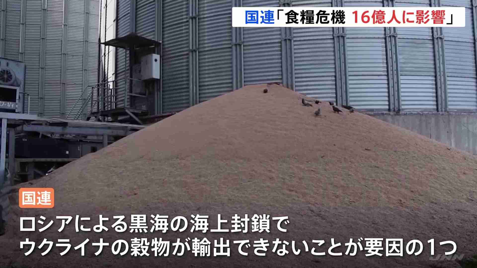 ウクライナ侵攻で食糧危機深刻化 「世界で16億人が影響」と国連発表 | TBS NEWS DIG