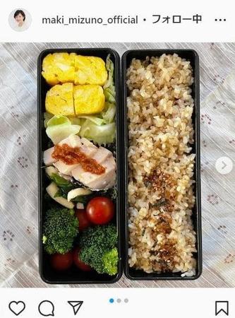 水野真紀　17歳長男への彩り豊かな弁当「意外と使える」と気づいた庶民的な食材