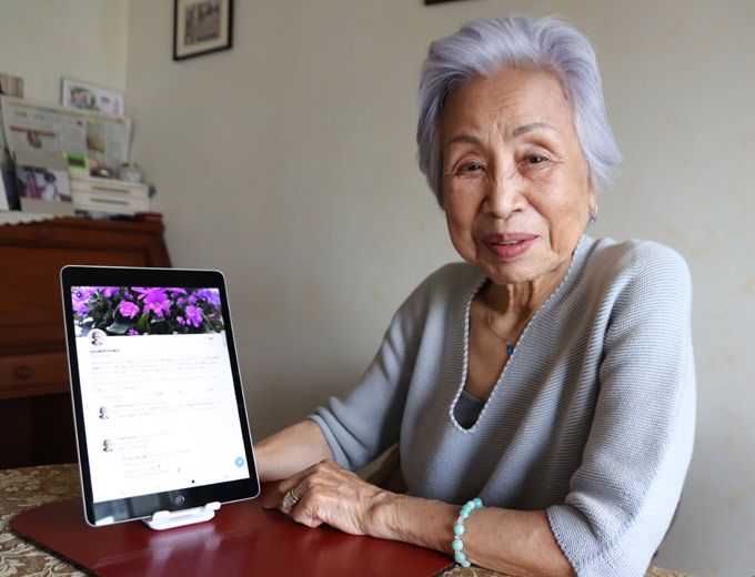 フォロワー１５万人の８９歳◆ＳＮＳとの付き合い方は【時事ドットコム取材班】 ：時事ドットコム