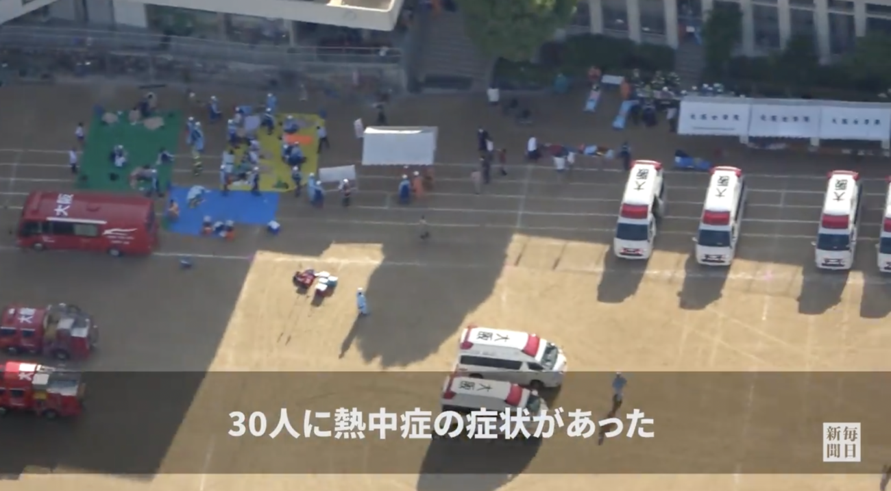 【大阪女学院中学校・高校】マスクを着用して体育大会を行い、保護者1人含む30人が熱中症で倒れ、救急車43台が出動　兵庫県の立花中学校でも16人が熱中症で救急搬送  |  RAPT理論+α