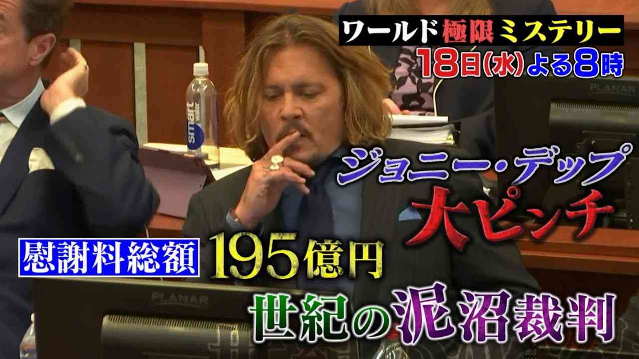 ジョニー･デップvs元妻アンバー･ハード慰謝料総額195億円裁判を完全再現!!『ワールド極限ミステリー』5/18(水)【TBS】 - YouTube