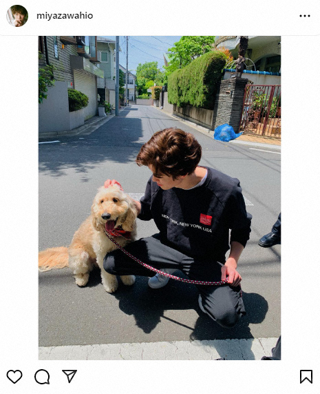 宮沢永魚　愛犬とのほっこりショットが話題　「クルフワな二人」「癒やされます」― スポニチ Sponichi Annex 芸能