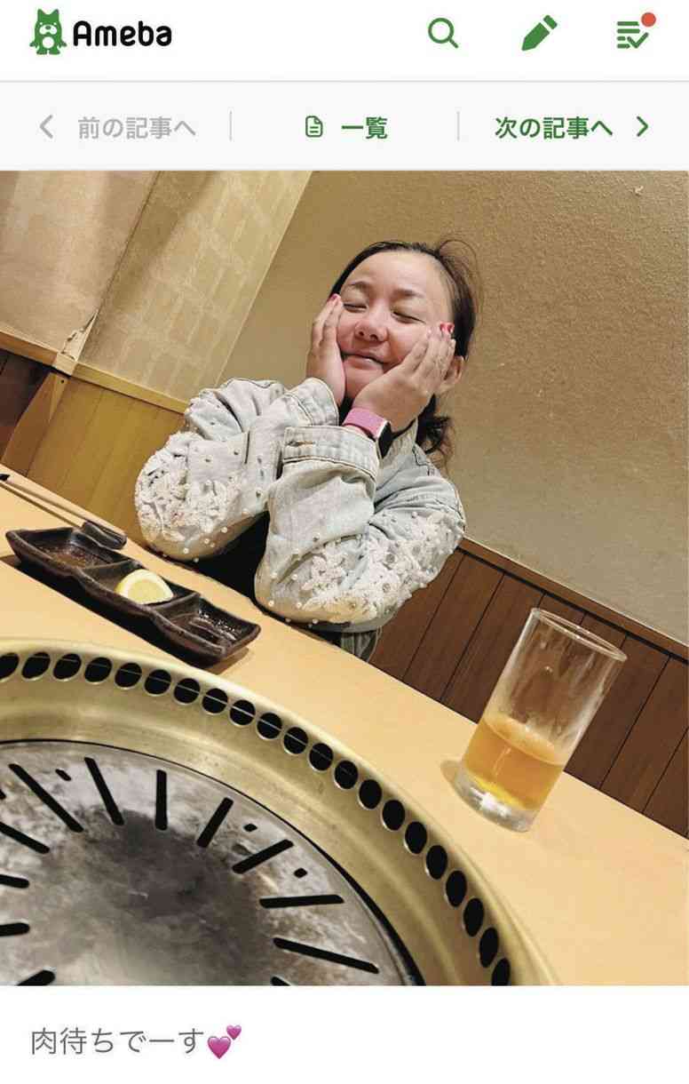 【写真】華原朋美「肉待ちでーす」：中日スポーツ・東京中日スポーツ 