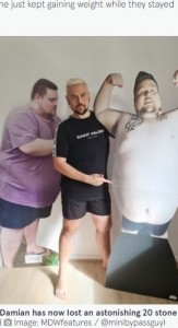毎食マクドナルドを14年続けて体重216キロになった男性、死を覚悟し127キロ減量（豪）