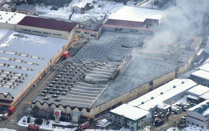 「三幸製菓」工場火災で5人死亡…過去には米菓のかすなど燃える軽微な火災も