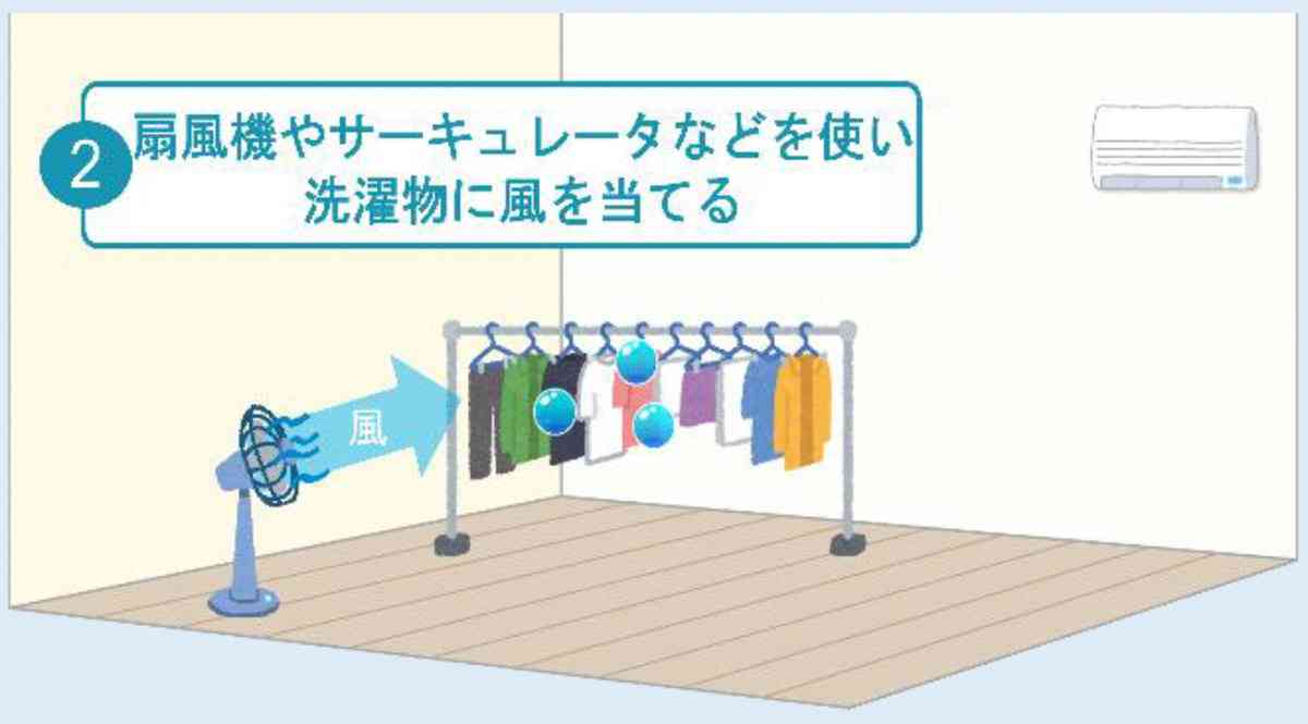 「上手な部屋干しの方法」をダイキンが解説 - 洗濯物が乾きやすい3つのポイントとは?