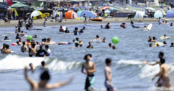 今年は由比ガ浜も逗子も海水浴場オープン、飲酒もＯＫ…ただし「海の家ではマスク飲食を」