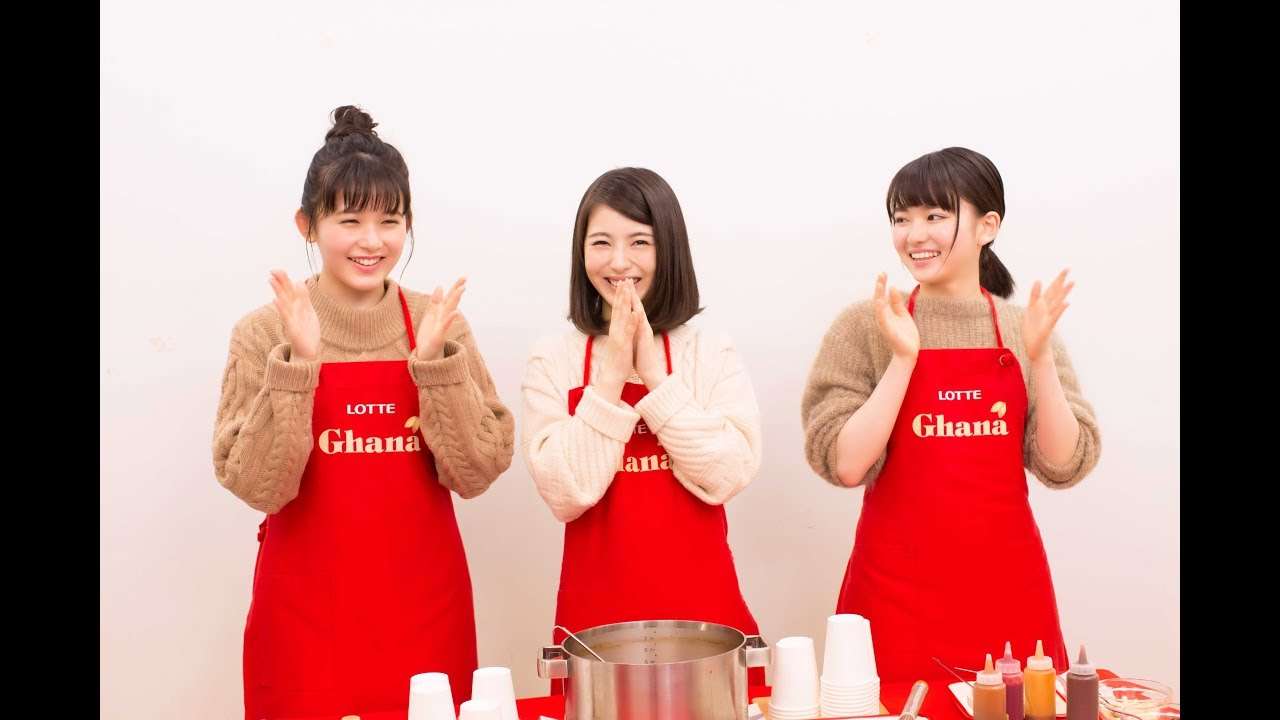 浜辺美波＆山田杏奈＆久間田琳加、ガーナ3人娘が“ホットガーナ”作りに挑戦　可愛らしい女子トークも繰り広げる　ロッテ『ガーナミルクチョコレート』新CMホットガーナ作り＆座談会 - YouTube