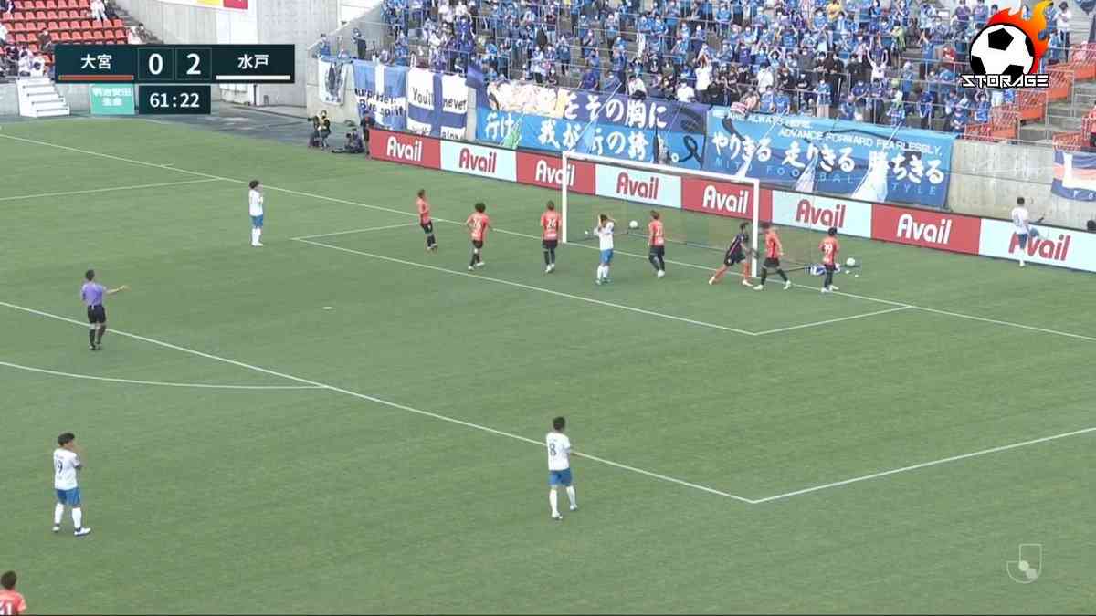 「あってはならない行為」水戸FW木下康介が大宮のスポンサー看板を蹴る…クラブは謝罪声明「厳正な処分を検討」