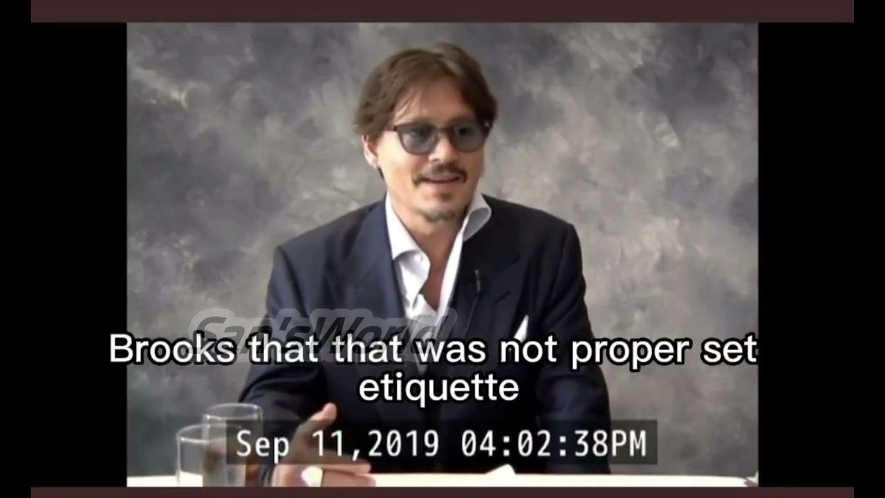 Johnny Depp's deposition for the Rocky Brooks lawsuit #johnnydepp #istandwithjohnnydepp - YouTube