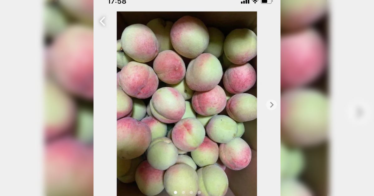 「明らかに桃農家が出品したものではありません」フリマアプリの怪しい出品にご注意！見分けるポイントは？ - Togetter