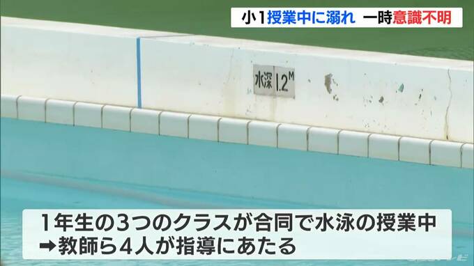 水泳の授業中に小1男児がおぼれて一時意識不明 3年ぶり再開のプール…現在は体調回復 名古屋