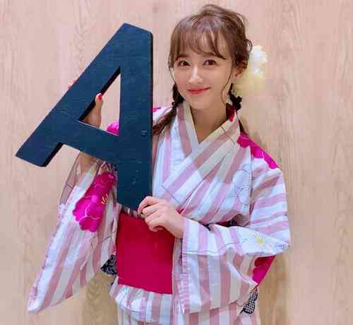小松彩夏“36歳&デビュー20周年”浴衣姿で報告