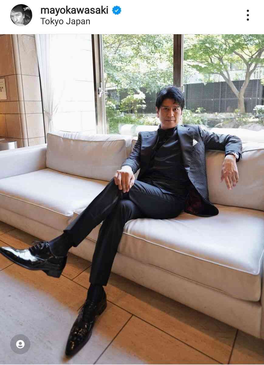 川崎麻世、５９歳現在の姿がイケオジ！６日間で４・５キロ減量にも成功「カッコイイ」「足長い」 : スポーツ報知