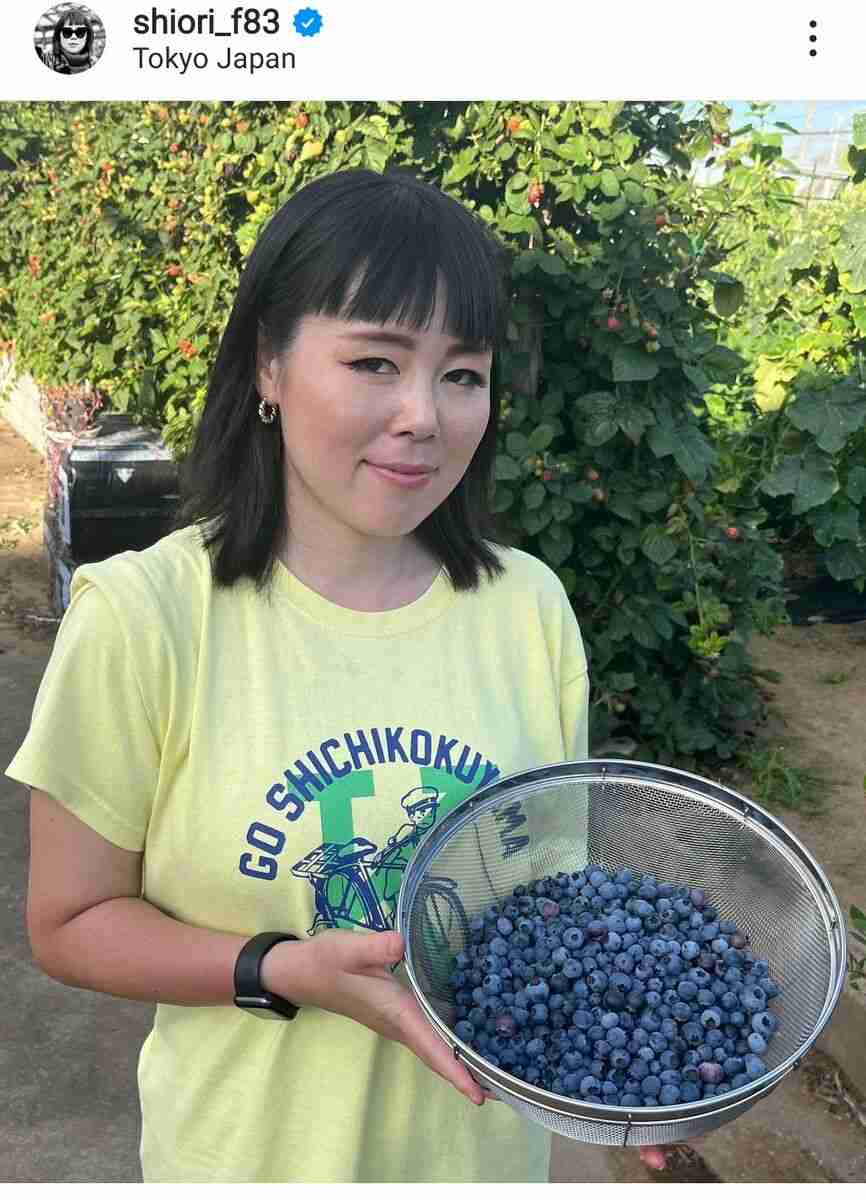 元ブルゾンちえみ・藤原しおり、32歳直前の近影が「かわいすぎる」ナチュラルメイクで夏コーデ