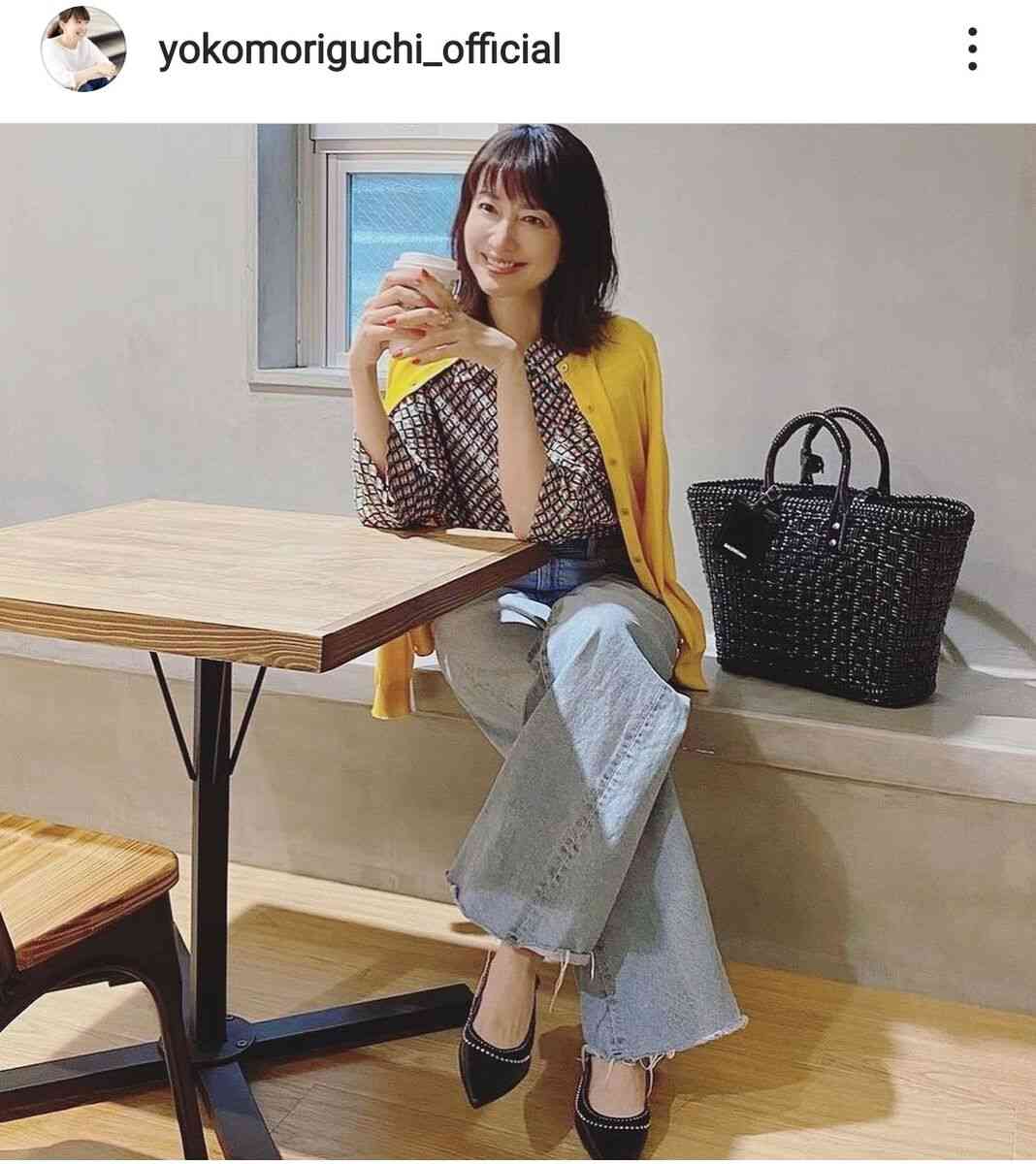 ５５歳・森口瑤子、ゆるデニムの夏私服コーデに絶賛「美しすぎます」「とってもお似合いですてき」（スポーツ報知） - Yahoo!ニュース