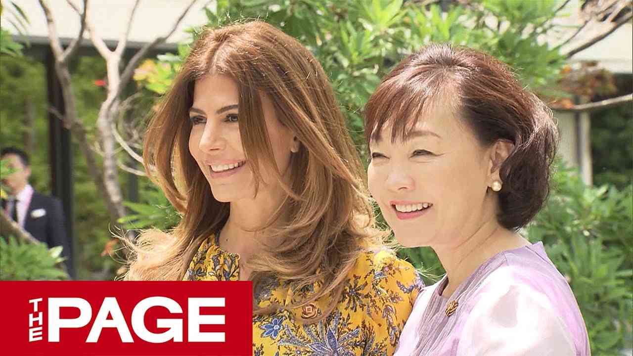 G20参加のファーストレディーらを安倍首相夫人がお出迎え（2019年6月28日） - YouTube