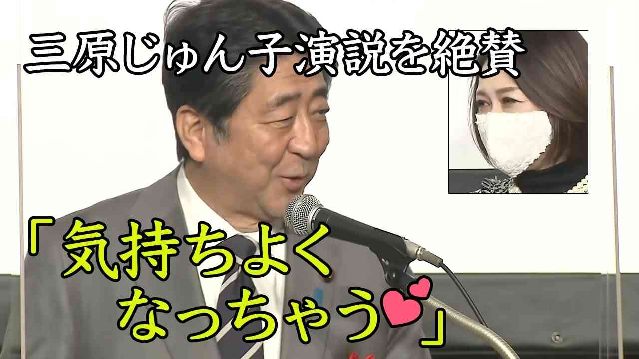 安倍晋三　伝説の三原じゅん子野党批判演説を絶賛！ - YouTube