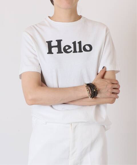 *【MADISONBLUE/マディソンブルー】Hello Tシャツ｜MUSE de Deuxieme Classe（ミューズ ドゥ ドゥーズィエム クラス）公式のファッション通販｜【22070521001710】- BAYCREW’S STORE
