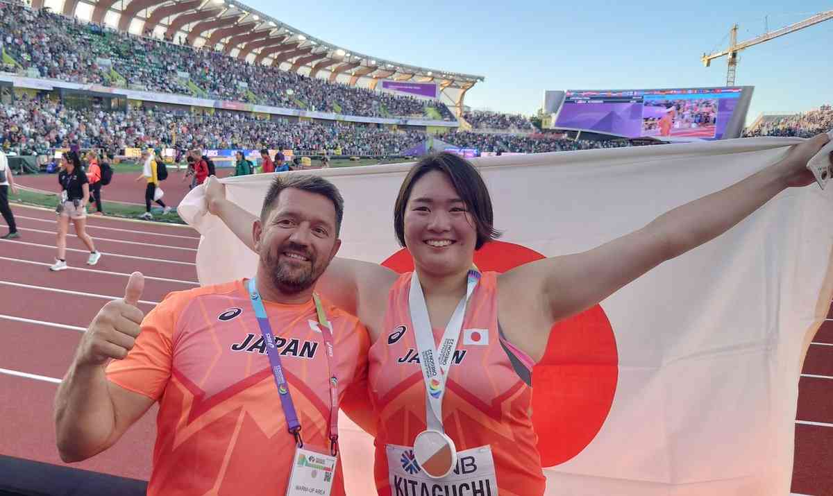 北口榛花、女子やり投げ史上初の銅メダル！最終6投目に“意地”の63メートル27で逆転で表彰台！【世界陸上】