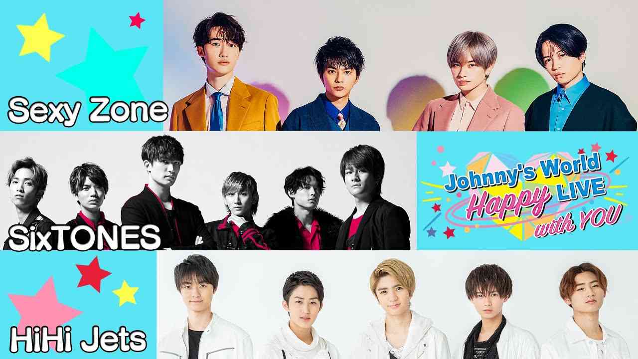 「Johnny‘s World Happy LIVE with YOU」 2020.3.29(日)16時～配信 【Sexy Zone / SixTONES / HiHi Jets】 - YouTube