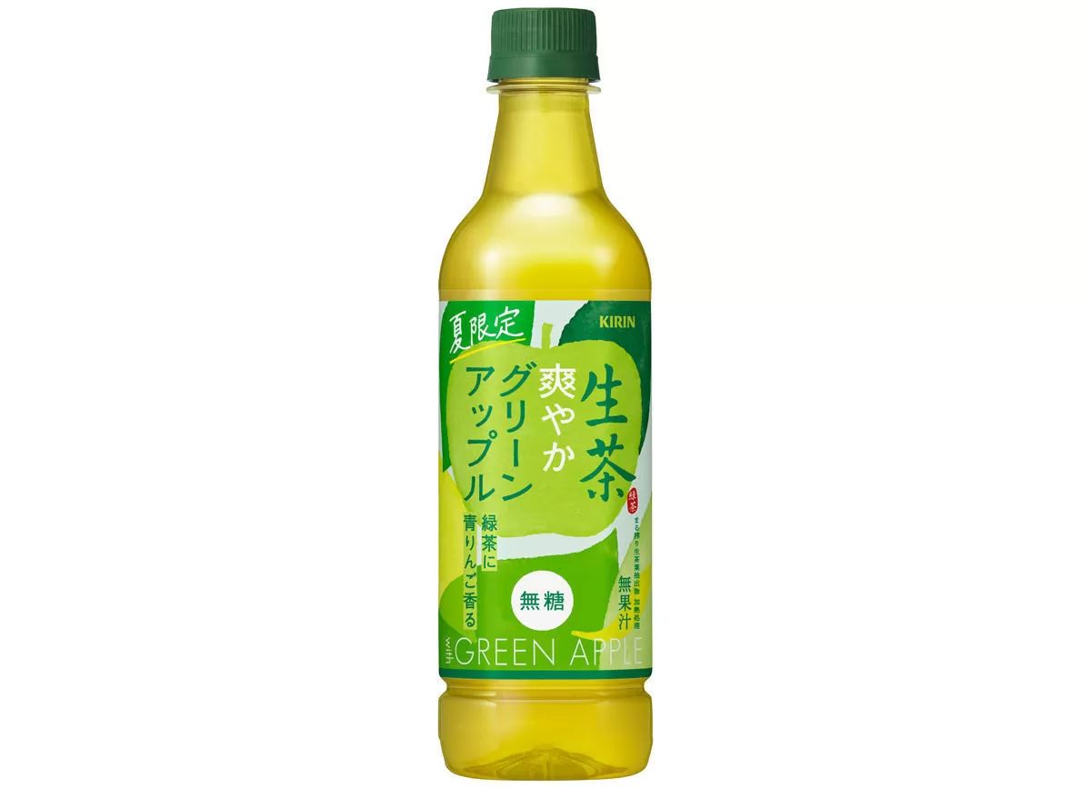 無糖フレーバー緑茶「キリン 生茶 爽やかグリーンアップル」発売