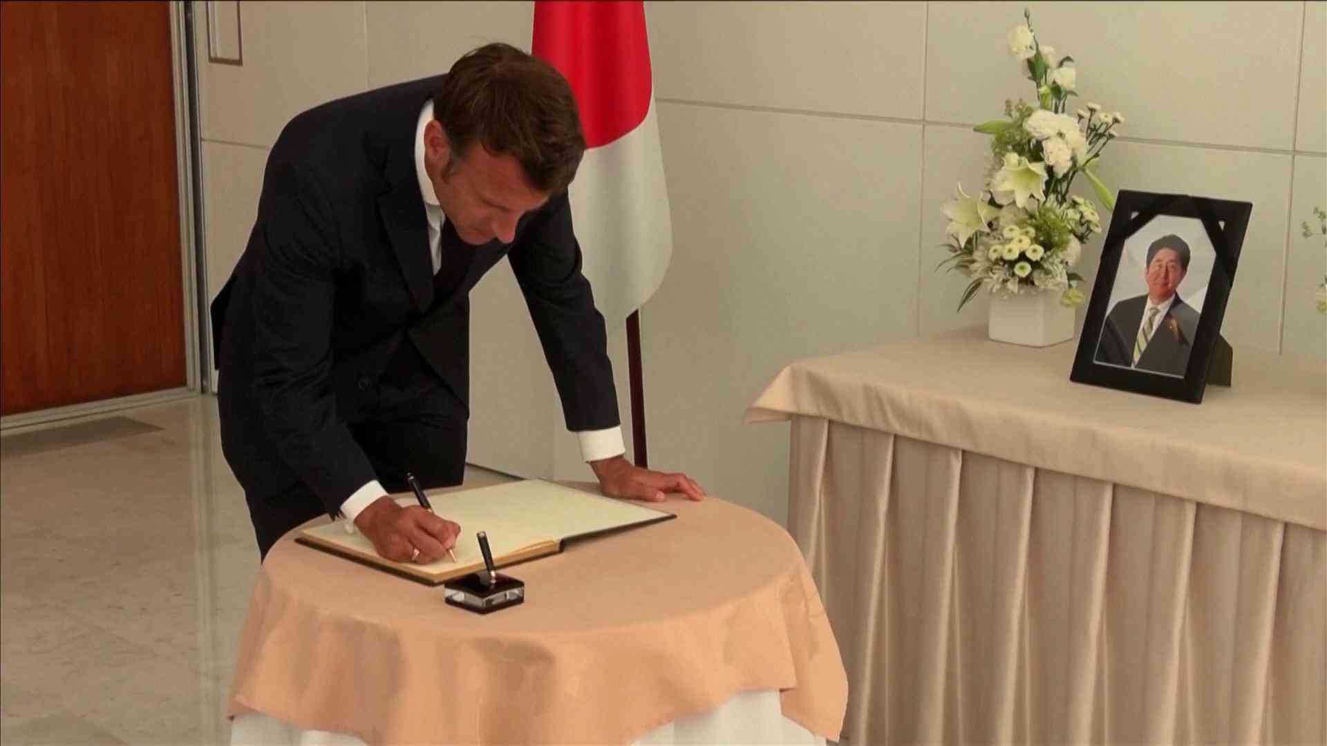 安倍元首相追悼の動き、世界に広がる　フランスと台湾トップが弔問（ロイター） - Yahoo!ニュース